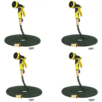 25FT-100FT Garden Hose Expandable Magic Water Pipe Car Wash Water Gun Set Plastic Hoses Pipe With Spray Gun To Watering
25FT-100FT Garden Hose Expandable Magic Water Pipe Car Wash Water Gun Set Plastic Hoses Pipe With Spray Gun To Watering