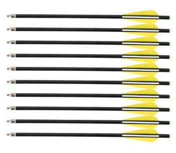 Musen 17/20inch Fiberglass Arrow Crossbow Arrows with Diameter 8mm Replaceable Tips Archery for Recurve Bow Hunting/Shooting
Musen 17/20inch Fiberglass Arrow Crossbow Arrows with Diameter 8mm Replaceable Tips Archery for Recurve Bow Hunting/Shooting