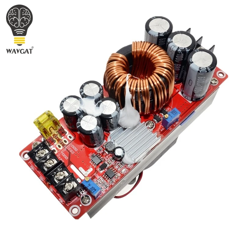 WAVGAT 1500W 30A DC-DC Boost Converter Step-up Power Supply Module In10~60V Out 12~90V New Electric Unit Modules Module
WAVGAT 1500W 30A DC-DC Boost Converter Step-up Power Supply Module In10~60V Out 12~90V New Electric Unit Modules Module