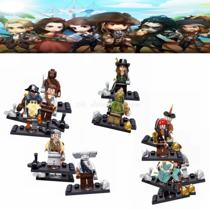 The Best gifts Legoing Movie Pirates of the Caribbean Movie Legoing figures Jack Sparrow Will Turner Elizabeth Swann toys Blocks
The Best gifts Legoing Movie Pirates of the Caribbean Movie Legoing figures Jack Sparrow Will Turner Elizabeth Swann toys Blocks