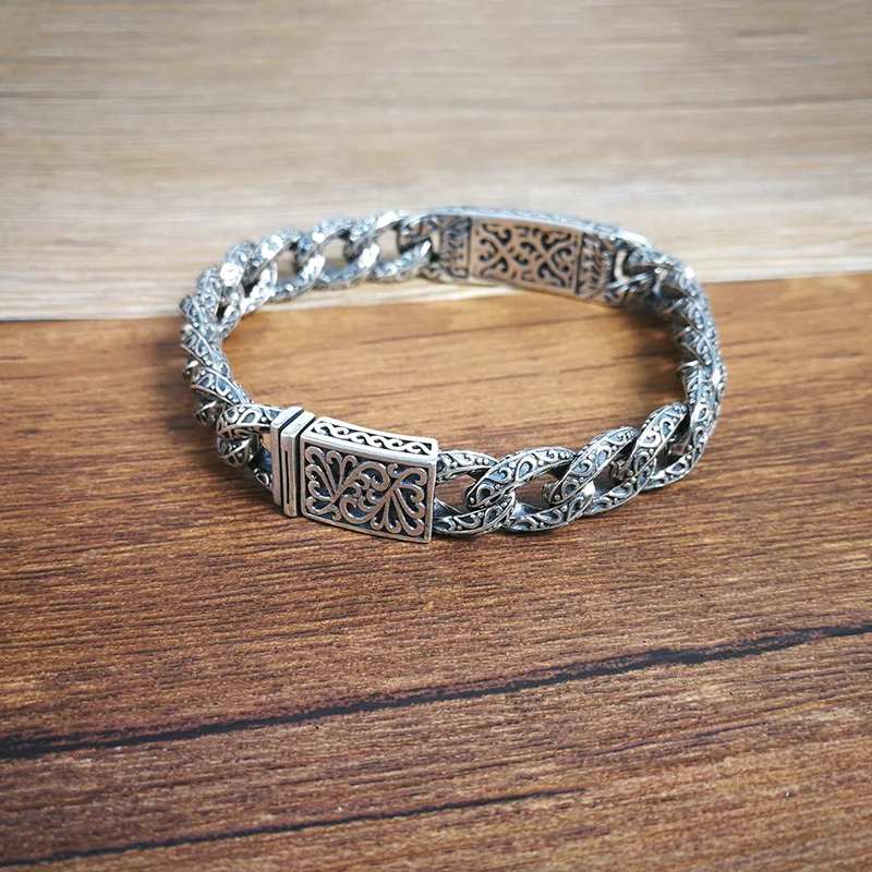 925-Sterling-Silver-Men-s-Personality-Bracelet-Thai-Silver-Retro-Domineering-Punk-Tide-Bracelet-Fashion-Pattern (2)