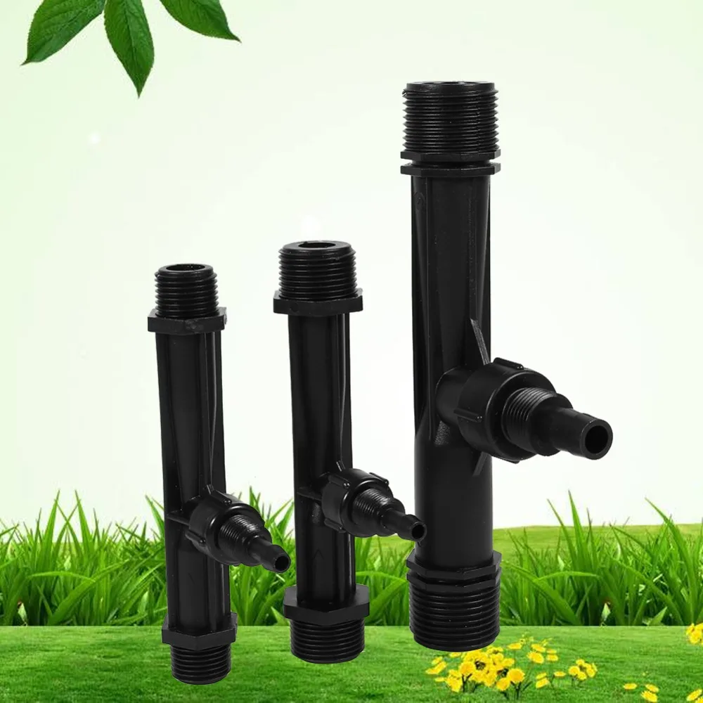 3sizes Inch Irrigation Tube Fertilizer Mixer Injector Agriculture Tool Plastic Black Economic Garden Irrigation Venturi
3sizes Inch Irrigation Tube Fertilizer Mixer Injector Agriculture Tool Plastic Black Economic Garden Irrigation Venturi