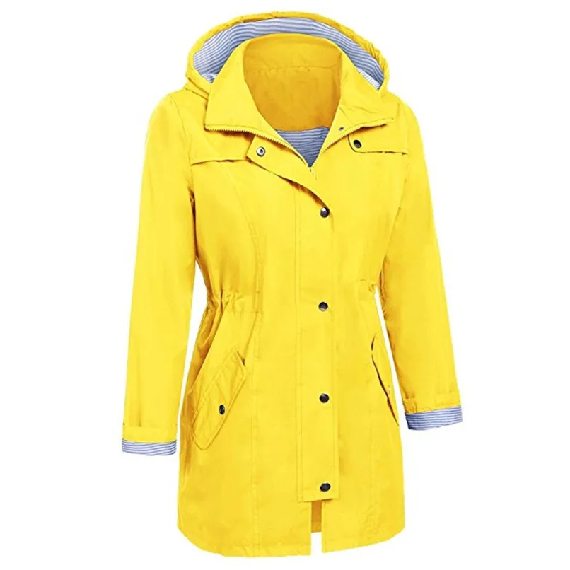 Women Long Sleeve Autumn Womens Jacket 2018 Hooded Spring Jackets Oversized Waterproof Outerwear Rain coats Female 40NV1
Women Long Sleeve Autumn Womens Jacket 2018 Hooded Spring Jackets Oversized Waterproof Outerwear Rain coats Female 40NV1