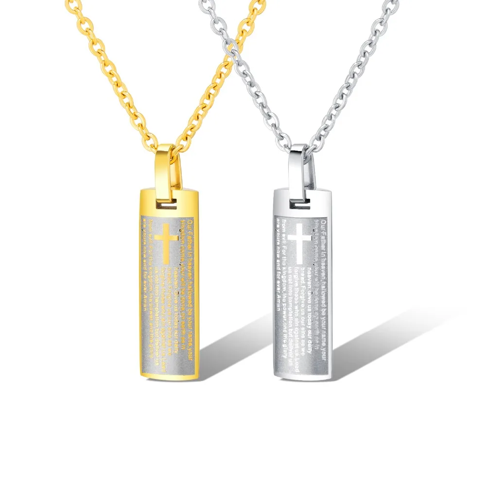 New Brand Fashion Couples Pendant Necklace Stainless Steel Cross Link Chain Necklaces For Couples
New Brand Fashion Couples Pendant Necklace Stainless Steel Cross Link Chain Necklaces For Couples
