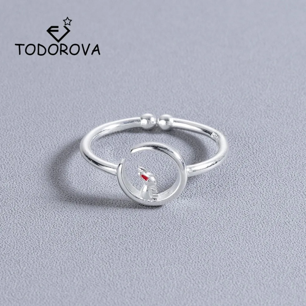Todorova Cute Moon Rabbit Rings for Women Accessories Opening Adjustable Fashion Ring Men Jewelry Gifts for Girls Kids Children
Todorova Cute Moon Rabbit Rings for Women Accessories Opening Adjustable Fashion Ring Men Jewelry Gifts for Girls Kids Children