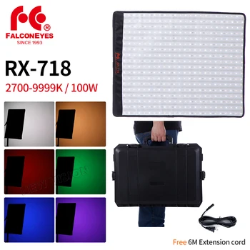 Falcon Eyes 100W RX-718 2700-9999K Roll-Flex Portable LED Photo Vedio Light Lamp with DMX 648pcs Flexible Photography Safety Box
Falcon Eyes 100W RX-718 2700-9999K Roll-Flex Portable LED Photo Vedio Light Lamp with DMX 648pcs Flexible Photography Safety Box