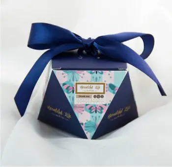 50pcs Creative Butterfly Diamond Style Dark Blue Party Gift Box Chocolate Box Wedding Favors Candy Boxes Bomboniera Sugar Bag
50pcs Creative Butterfly Diamond Style Dark Blue Party Gift Box Chocolate Box Wedding Favors Candy Boxes Bomboniera Sugar Bag