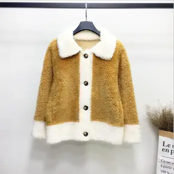 Granular velvet Faux Fur Coat Fashion and leisure temperament Winter Coat Women 2019 new Korean version Fur Coat Women
Granular velvet Faux Fur Coat Fashion and leisure temperament Winter Coat Women 2019 new Korean version Fur Coat Women