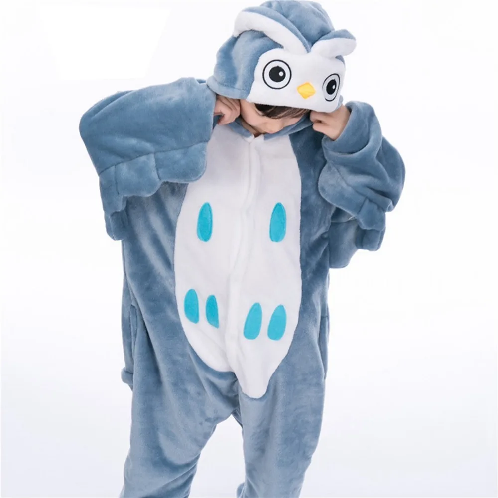 OWL Pajamas Children Unisex pijamas Boy Girl Kid Cartoon Animal bird Pyjama Onesie Sleepwear Hoodie
OWL Pajamas Children Unisex pijamas Boy Girl Kid Cartoon Animal bird Pyjama Onesie Sleepwear Hoodie