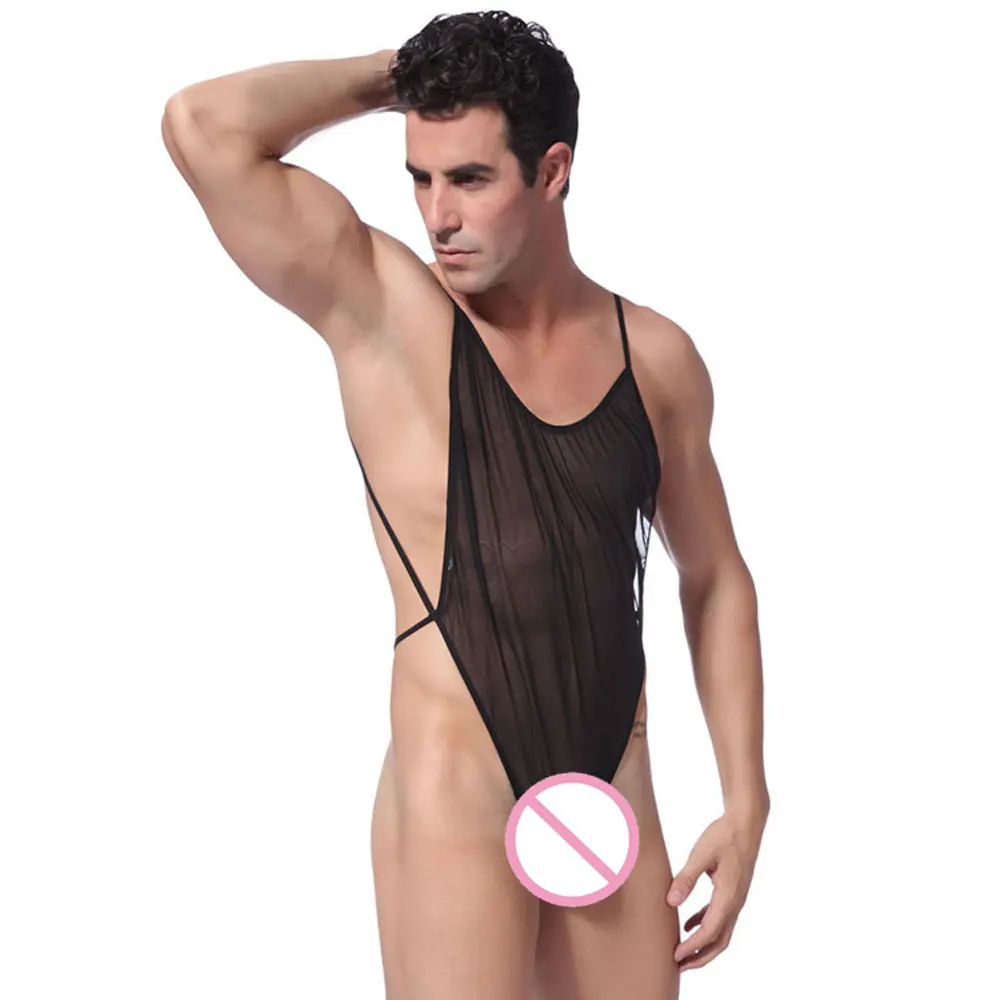 Wild Men Sexy Mesh See Through High Cut Bodysuit Thong Unisex Backless Transparent Sheer Spandex Erotic Lingerie Body Suits FX06
Wild Men Sexy Mesh See Through High Cut Bodysuit Thong Unisex Backless Transparent Sheer Spandex Erotic Lingerie Body Suits FX06