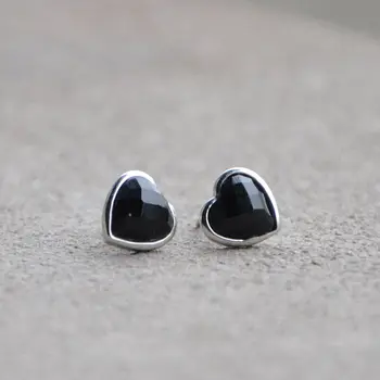 The Thailand sub manual 925 sterling silver jewelry silver silver Bangkok love Black Onyx small earrings
The Thailand sub manual 925 sterling silver jewelry silver silver Bangkok love Black Onyx small earrings