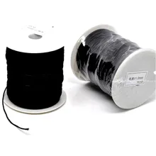3Rolls (3x100M) Rope Cord Latex Elastic Cotton Thread Black For Charm Bracelets Jewelry DIY Findings 1mm
3Rolls (3x100M) Rope Cord Latex Elastic Cotton Thread Black For Charm Bracelets Jewelry DIY Findings 1mm