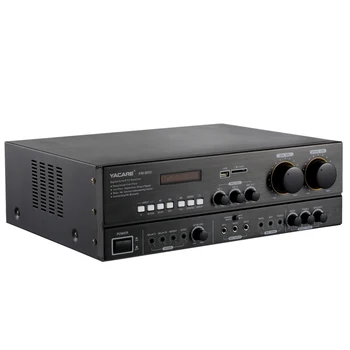 KM-800 160W * 2 Dual Reverb Home Theater Audio Amplifier Bluetooth/USB/SD Card Karaoke Amplifier
KM-800 160W * 2 Dual Reverb Home Theater Audio Amplifier Bluetooth/USB/SD Card Karaoke Amplifier