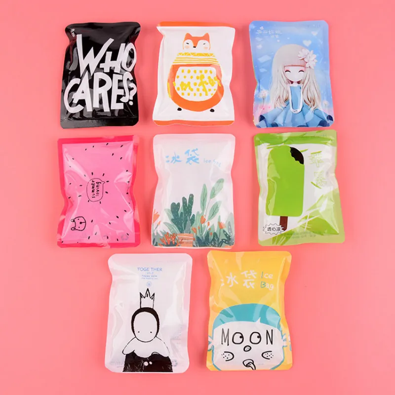 Summer reusable ice bag travel portable ice pack cartoon instant cooling cold cool ice bag Random Color
Summer reusable ice bag travel portable ice pack cartoon instant cooling cold cool ice bag Random Color