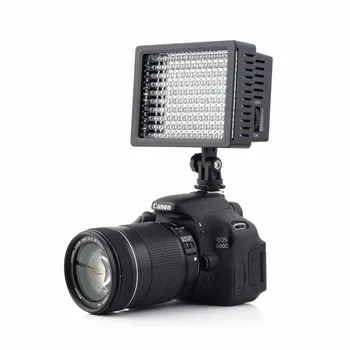160 LED Video Camera HD Light Lamp 12W 1280LM Dimmable for Canon for Nikon for Pentax Camera Video Camcorder 2017 Top Sale
160 LED Video Camera HD Light Lamp 12W 1280LM Dimmable for Canon for Nikon for Pentax Camera Video Camcorder 2017 Top Sale