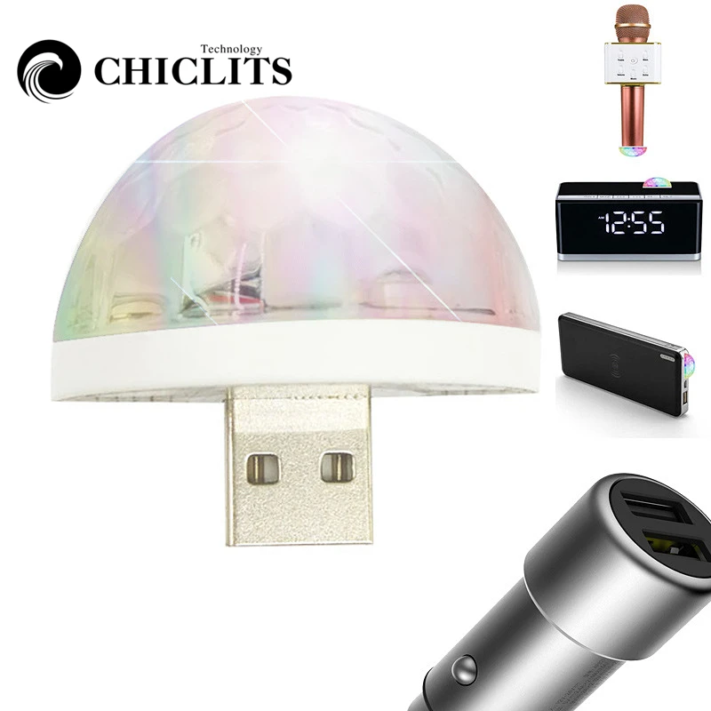 LED USB Car Ambient Light 5V RGB Mini 3W Stage Holiday Lights DJ Color Chang Sound Activated Crystal Magic Music Decoration Led
LED USB Car Ambient Light 5V RGB Mini 3W Stage Holiday Lights DJ Color Chang Sound Activated Crystal Magic Music Decoration Led
