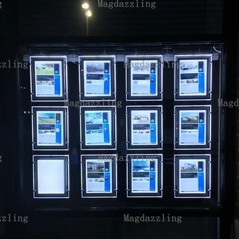 12PCS 11"X14" One Side Vertical Suspended LED Light Pocket for Real Estate Window Displays - Cable Suspended Poster Display Kits
12PCS 11"X14" One Side Vertical Suspended LED Light Pocket for Real Estate Window Displays - Cable Suspended Poster Display Kits