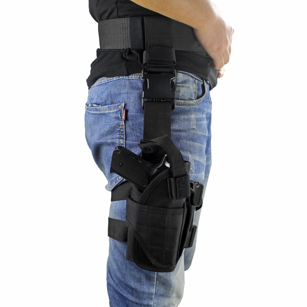 Universal Drop Leg Holster Tactical Right Handed Thigh Pistol Gun Holster Adjustable
Universal Drop Leg Holster Tactical Right Handed Thigh Pistol Gun Holster Adjustable
