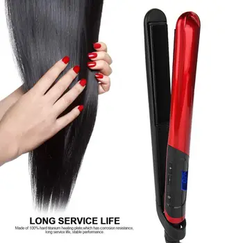 Tourmaline Ceramic Hair Straightener Flat Iron Fast Hair Straightening LCD Display Corrugated Irons Hair Crimper Styling Tools 
Tourmaline Ceramic Hair Straightener Flat Iron Fast Hair Straightening LCD Display Corrugated Irons Hair Crimper Styling Tools