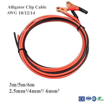 3m/5m/6m Solar Cable wire 1500V 2.5mm²/ 4mm2/ 6mm2(12/10AWG) Portable Clip red and black cable XLPE jacket With TUV UL Approval
3m/5m/6m Solar Cable wire 1500V 2.5mm²/ 4mm2/ 6mm2(12/10AWG) Portable Clip red and black cable XLPE jacket With TUV UL Approval