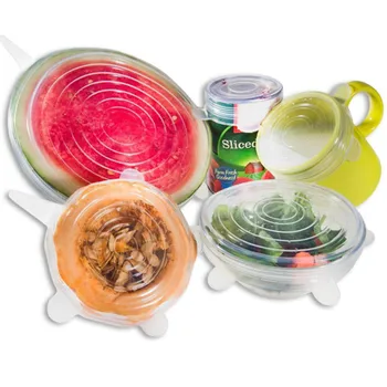 6pcs Universal Silicone Suction Lid-bowl Pan Cooking Pot Lid-silicon Stretch Lids Fruit Food Fresh Covers Leak Proof Stopper
6pcs Universal Silicone Suction Lid-bowl Pan Cooking Pot Lid-silicon Stretch Lids Fruit Food Fresh Covers Leak Proof Stopper