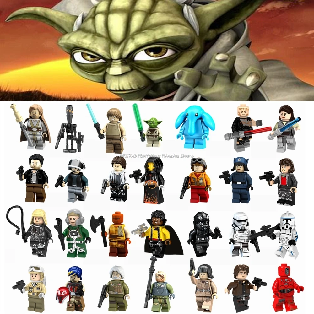 Legoing starwars figures Master Yoda Luke Skywalke Anakin Skywalker Max Rebo Model Building Blocks Toys for Children Legoing TOY
Legoing starwars figures Master Yoda Luke Skywalke Anakin Skywalker Max Rebo Model Building Blocks Toys for Children Legoing TOY