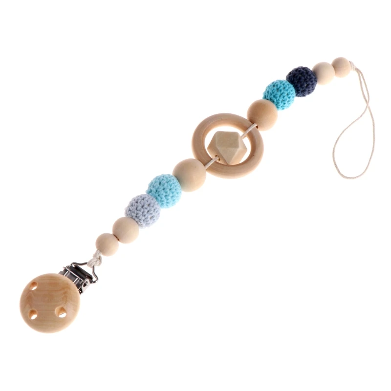 1 Set Baby Teething Nipple Chain Kids Wooden Beaded Pacifier Holder Clip Nipple Teether Dummy Strap Chain
1 Set Baby Teething Nipple Chain Kids Wooden Beaded Pacifier Holder Clip Nipple Teether Dummy Strap Chain
