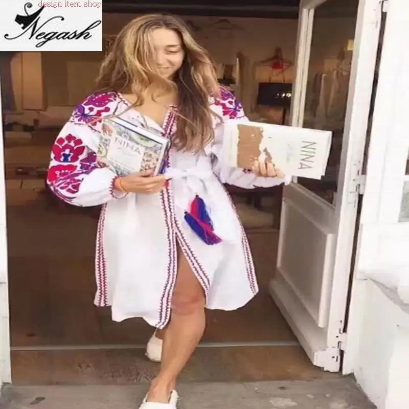 brand 2018 Women Dress Retro Floral Embroidered Vintage White Hippie Boho DressTunic Long Beach Maxi Dress Vestidos 58
brand 2018 Women Dress Retro Floral Embroidered Vintage White Hippie Boho DressTunic Long Beach Maxi Dress Vestidos 58