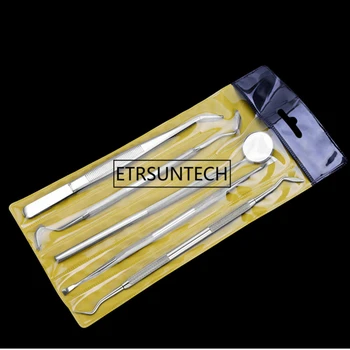 50sets Professional Tooth Clean Tools Set Stainless Steel Dental Mirror Probe Plier Tweezers Teeth tool F1714
50sets Professional Tooth Clean Tools Set Stainless Steel Dental Mirror Probe Plier Tweezers Teeth tool F1714