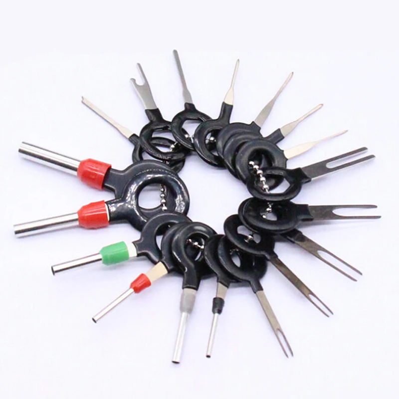 18Pcs Wire Terminal Removal Tool Car Electrical Wiring Crimp Connector Pin Kit Top Quality
18Pcs Wire Terminal Removal Tool Car Electrical Wiring Crimp Connector Pin Kit Top Quality