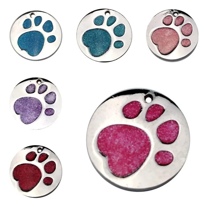 Dog Pet ID Tags prevent pet from lost Pet Collar Sole Shape Pet Dog Identity Card 2018 New Coming 1Set=Tag + steel ring
Dog Pet ID Tags prevent pet from lost Pet Collar Sole Shape Pet Dog Identity Card 2018 New Coming 1Set=Tag + steel ring