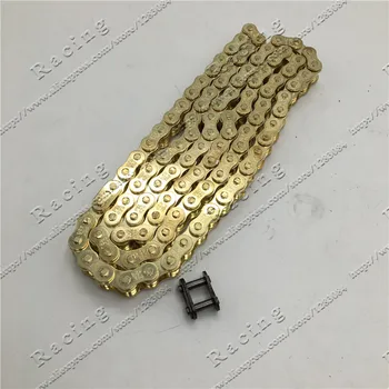 Gold #428 102/104/108 Or #420 102/104/108 with O-RING Chain110-150cc dirt pit bike For CRF 50 70 SSR Pit Dirt Bike
Gold #428 102/104/108 Or #420 102/104/108 with O-RING Chain110-150cc dirt pit bike For CRF 50 70 SSR Pit Dirt Bike