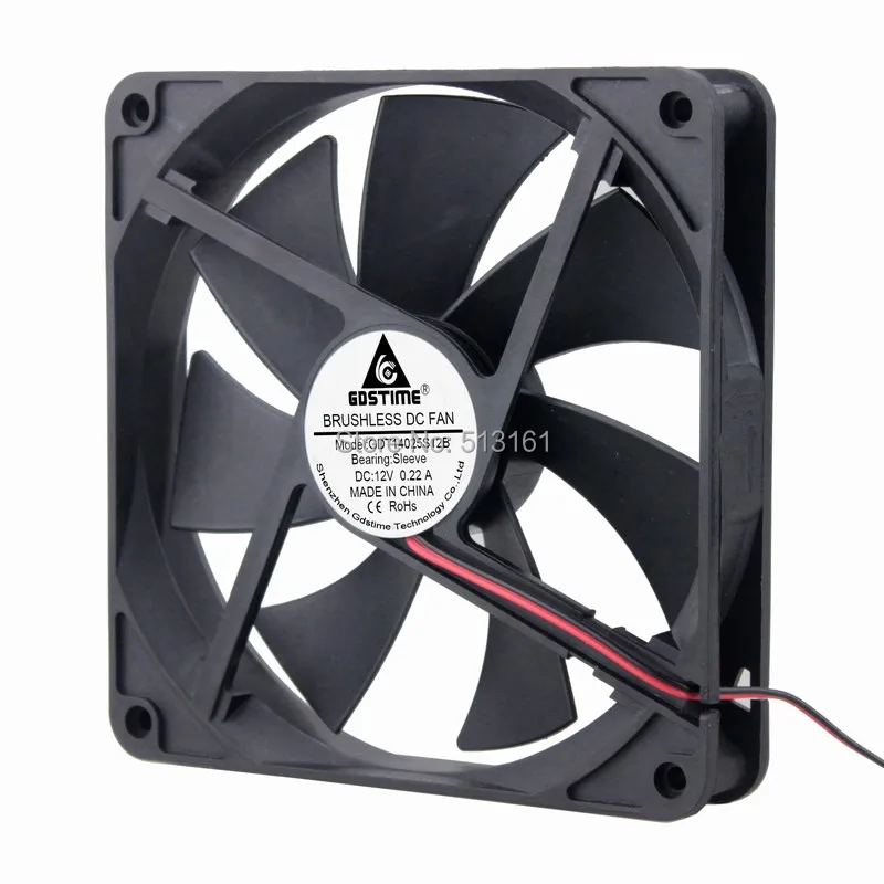 20PCS Gdstime 2Pin 140mm CPU Cooling Fan Radiator Computer Case CPU Cooler 14cm 140x25mm
20PCS Gdstime 2Pin 140mm CPU Cooling Fan Radiator Computer Case CPU Cooler 14cm 140x25mm