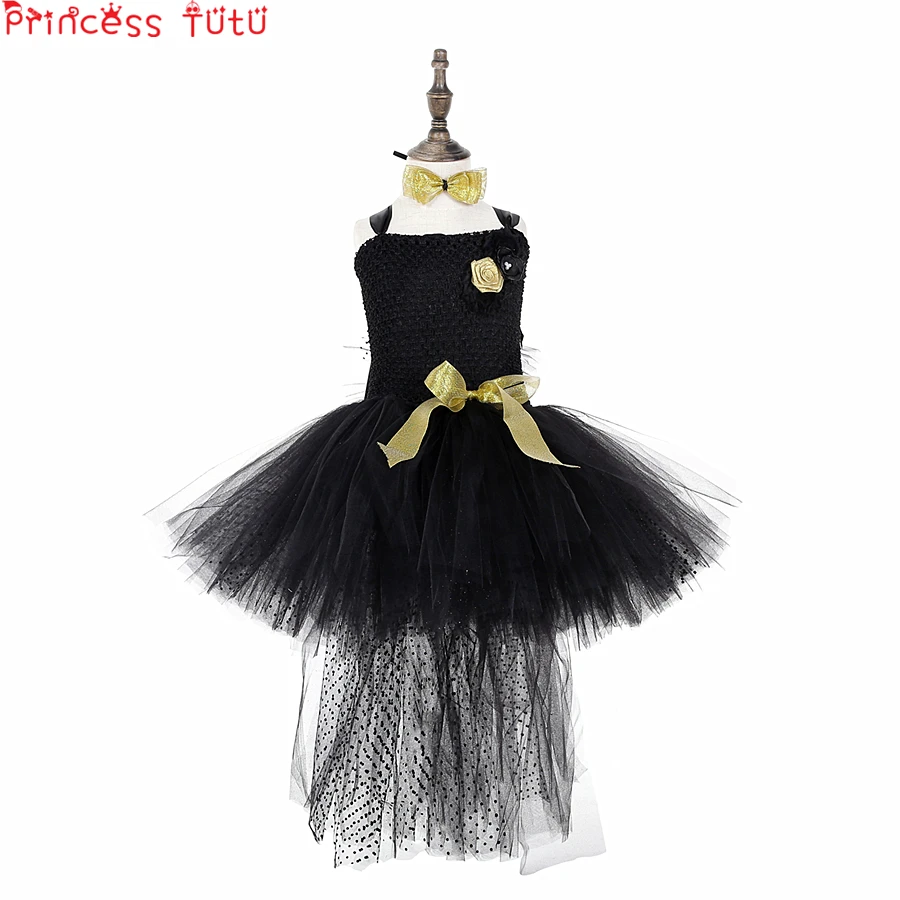 Tail Tutu Dress Gold&Black Elegant Party Horse Flower Formal Dress Sleeveless Kids Birthday Outfit With Bow Tie Baby Photo Prop
Tail Tutu Dress Gold&Black Elegant Party Horse Flower Formal Dress Sleeveless Kids Birthday Outfit With Bow Tie Baby Photo Prop