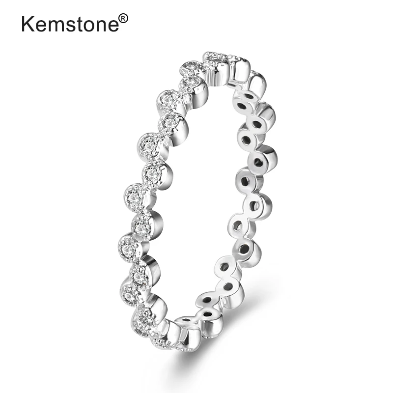 Kemstone Rose Gold/Silver Plated Copper Alloy AAA Cubic Zirconia Women Elegant Ring Jewelry Gift
Kemstone Rose Gold/Silver Plated Copper Alloy AAA Cubic Zirconia Women Elegant Ring Jewelry Gift