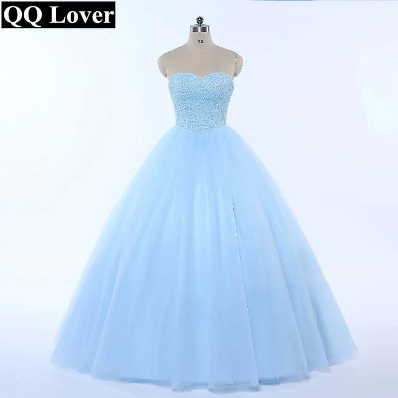 New Ball Gown Wedding Dress Bling Bling Full Beading Sky Blue Wedding Gown Vestido De Noiva
New Ball Gown Wedding Dress Bling Bling Full Beading Sky Blue Wedding Gown Vestido De Noiva