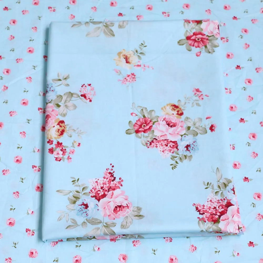 100% cotton pastoral blue printed floral peony twill fabrics for DIY kids bedding handwork dress patchwork tissue telas cloth
100% cotton pastoral blue printed floral peony twill fabrics for DIY kids bedding handwork dress patchwork tissue telas cloth