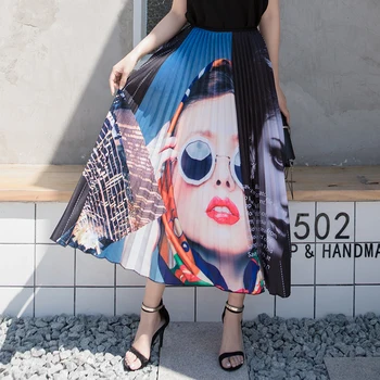 2019 summer autumn new fashion print women Pleated skirts high waist casual style slim female skirts gx795 drop shipping
2019 summer autumn new fashion print women Pleated skirts high waist casual style slim female skirts gx795 drop shipping