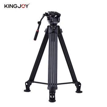 

Kingjoy VT-3500 197cm/6.5ft Camera Camcorder Tripod with VT-3530 Fluid Damping Head for Sony A7 A7II A7RII ILDC Video Studio