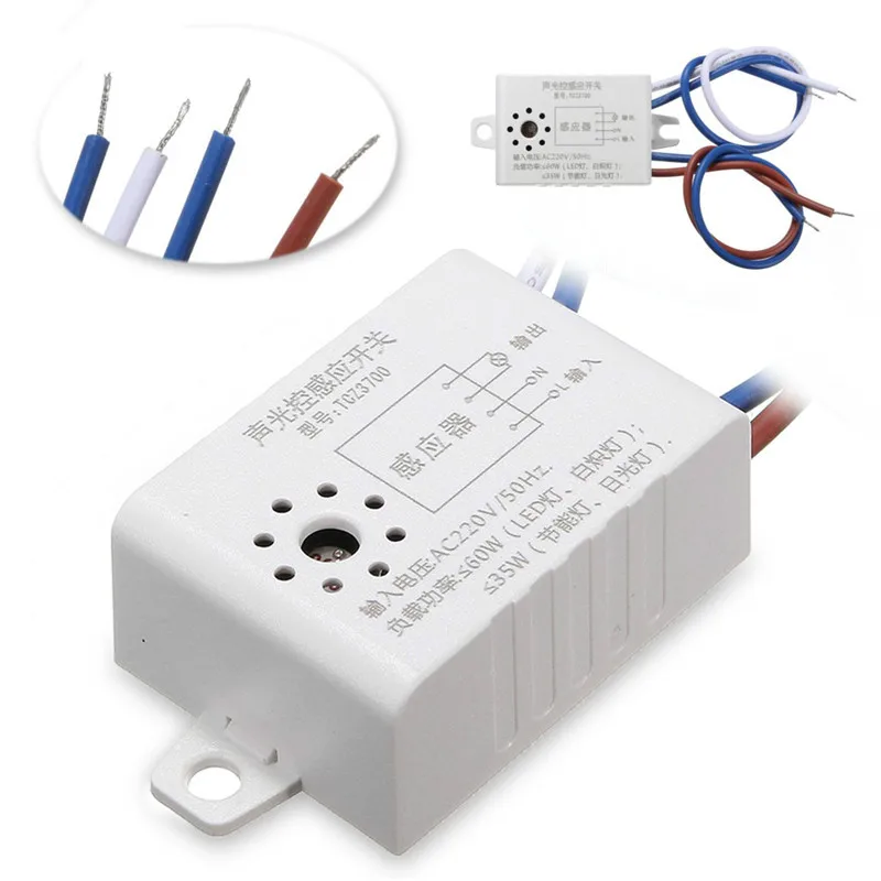 AC 220v Automatic Sound-Light Controlled Switch Street Light Switch Photo Control Sensor For LED Light Sensor Switch
AC 220v Automatic Sound-Light Controlled Switch Street Light Switch Photo Control Sensor For LED Light Sensor Switch
