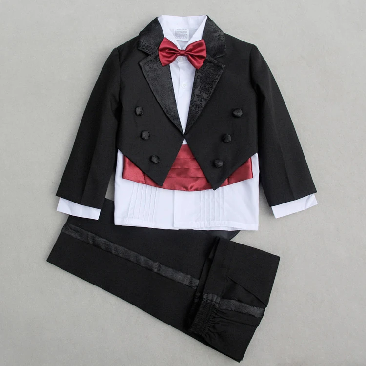 NEW Boys Wedding suits Baby Tuxedos Suit Formal Party Tuxedo suit Jacket+Pants+bow tie+band+shirts Dress Suit 5 pcs/set
NEW Boys Wedding suits Baby Tuxedos Suit Formal Party Tuxedo suit Jacket+Pants+bow tie+band+shirts Dress Suit 5 pcs/set