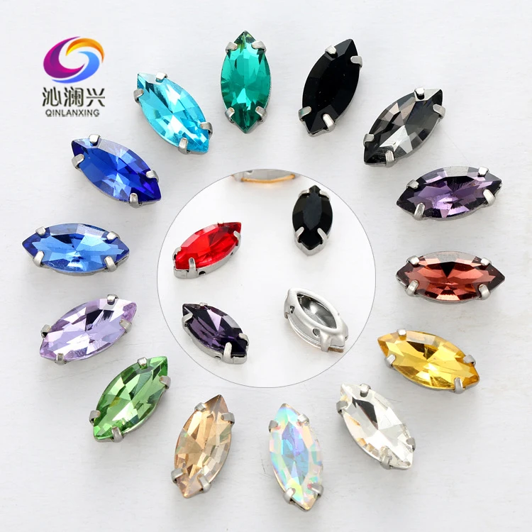 Factory sales Eye shape Thickened stainless copper base Glass Crystal rhinestones,sew on stone for Diy Clothing accessories
Factory sales Eye shape Thickened stainless copper base Glass Crystal rhinestones,sew on stone for Diy Clothing accessories