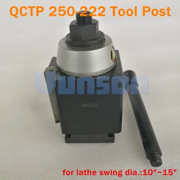 QCTP 250-222 GIB Wedge Type Quick Change Tool Post QCT Post for Lathe Swing diameter 10"~15"
QCTP 250-222 GIB Wedge Type Quick Change Tool Post QCT Post for Lathe Swing diameter 10"~15"