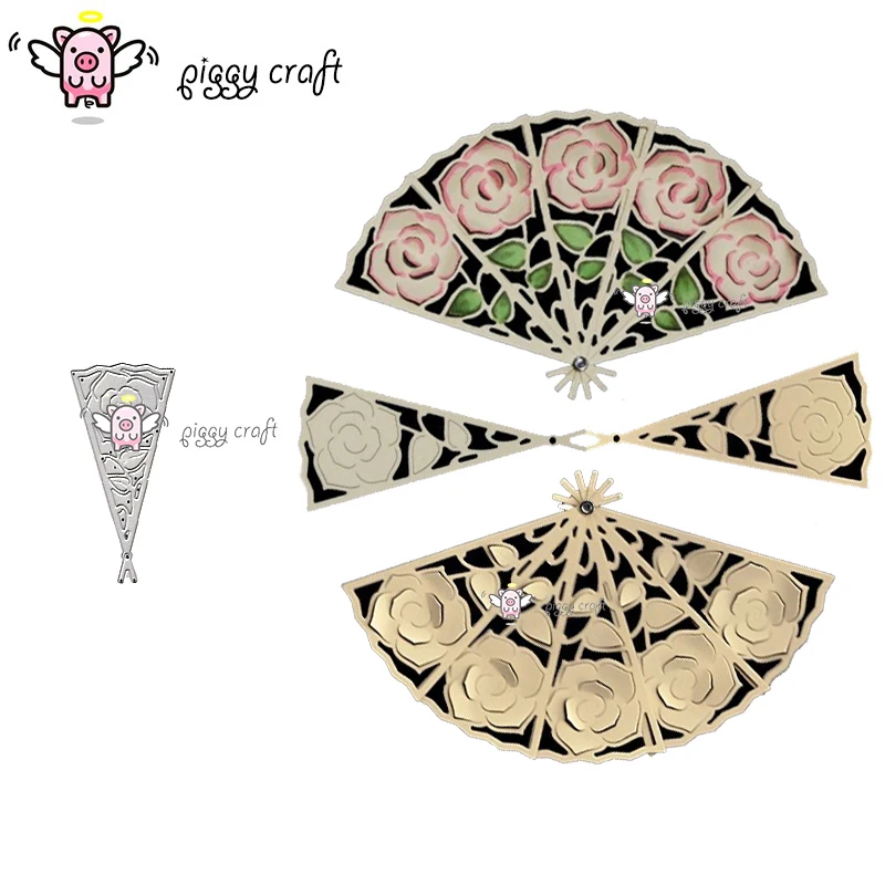 Piggy Craft metal cutting dies cut die mold New Overlapping fan Scrapbook paper craft knife mould blade punch stencils dies
Piggy Craft metal cutting dies cut die mold New Overlapping fan Scrapbook paper craft knife mould blade punch stencils dies