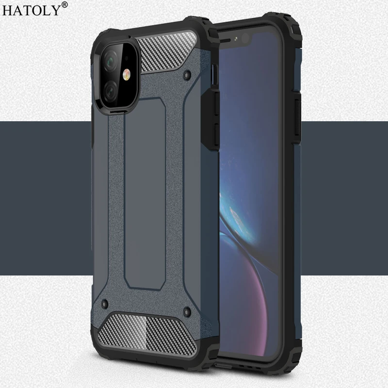 For Cover Apple iPhone 11 Case Anti-knock Rugged Hard Armor Cover For iPhone 11 Silicone Phone Bumper Case For iPhone 11 Case
For Cover Apple iPhone 11 Case Anti-knock Rugged Hard Armor Cover For iPhone 11 Silicone Phone Bumper Case For iPhone 11 Case