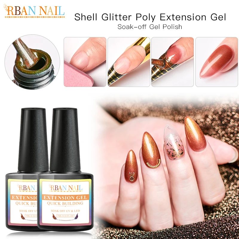 RBAN NAIL 7ml Nails Extension Gel Builder Primer Manicure Set Base Top Gel Semi permanent UV Gel Nail Polish Gellak lacquer
RBAN NAIL 7ml Nails Extension Gel Builder Primer Manicure Set Base Top Gel Semi permanent UV Gel Nail Polish Gellak lacquer