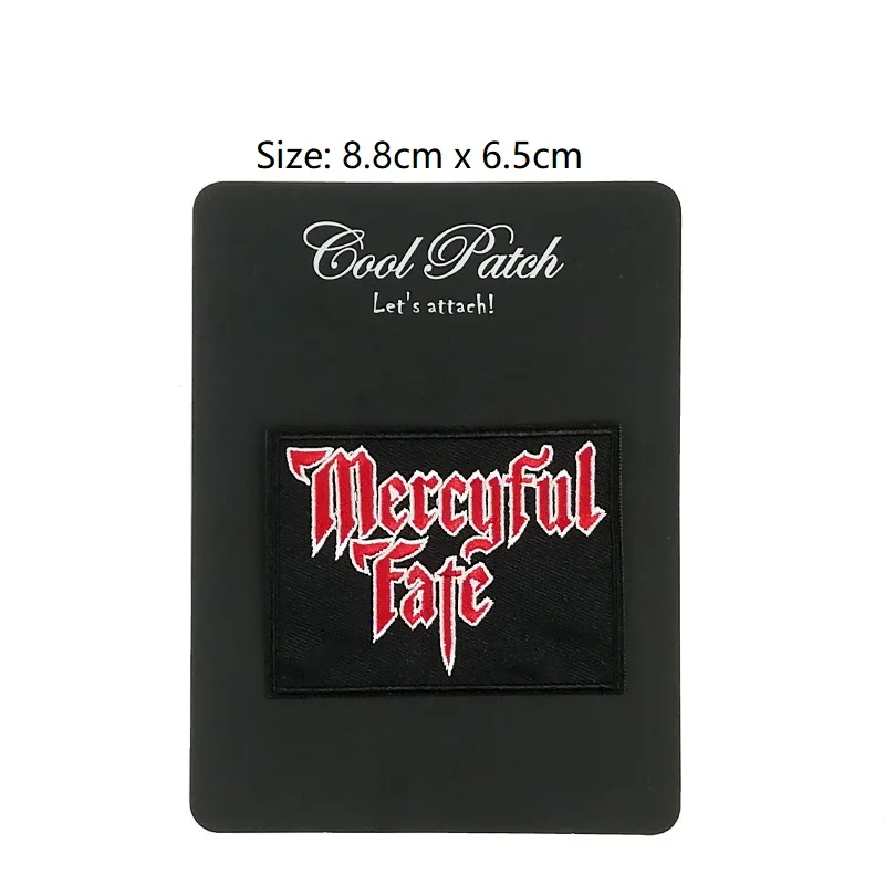 MERCYFUL FATE Logo Music Band Iron On/Sew On Patch Tshirt TRANSFER MOTIF APPLIQUE Rock Punk Badge Wholesale
MERCYFUL FATE Logo Music Band Iron On/Sew On Patch Tshirt TRANSFER MOTIF APPLIQUE Rock Punk Badge Wholesale