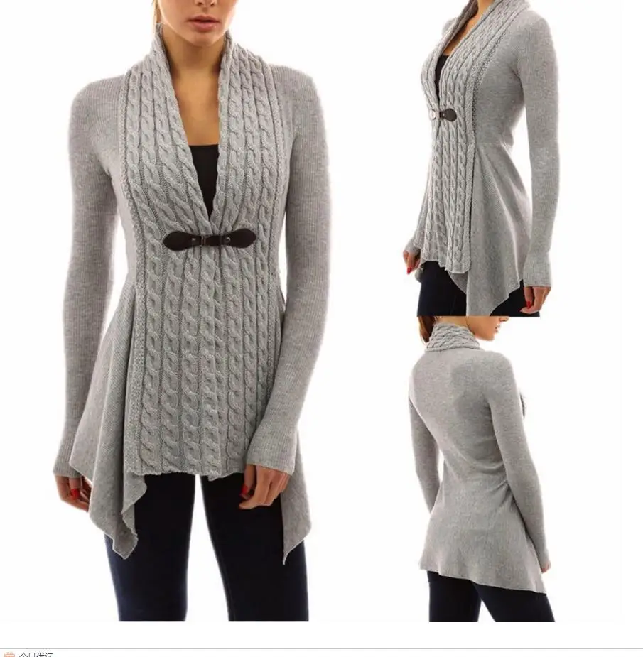 2018 European spring autumn sweater basic fashion jacket cardigan sweater women's basic jacket coats 201827
2018 European spring autumn sweater basic fashion jacket cardigan sweater women's basic jacket coats 201827