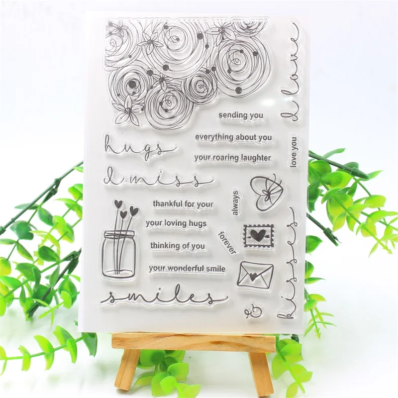 KSCRAFT Thinking OF You Transparent Clear Silicone Stamp/Seal for DIY scrapbooking/photo album Decorative clear stamp 290
KSCRAFT Thinking OF You Transparent Clear Silicone Stamp/Seal for DIY scrapbooking/photo album Decorative clear stamp 290