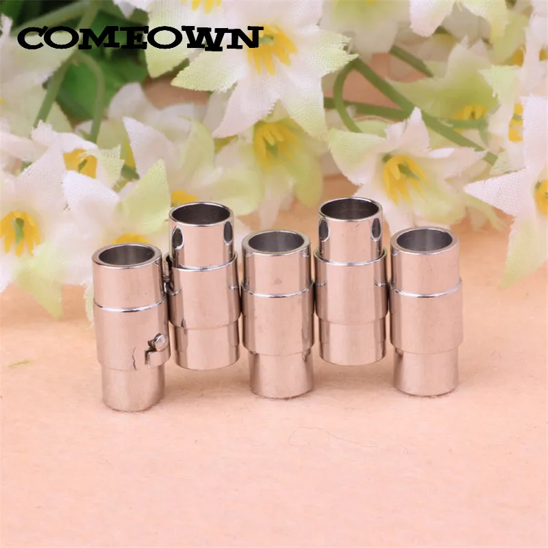 COMEOWN 10pcs Double Insurance Magnetic Clasps fits 3/4/5/6/7/8mm Leather Cords End Caps Connectors for DIY Jewelry Making
COMEOWN 10pcs Double Insurance Magnetic Clasps fits 3/4/5/6/7/8mm Leather Cords End Caps Connectors for DIY Jewelry Making